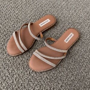 Steve Madden rhinestone embellished sandals